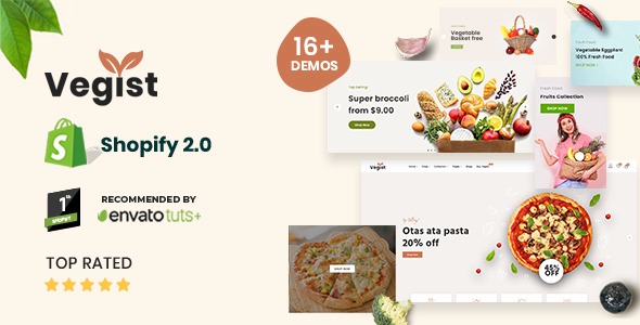 Vegist – The Vegetables, Supermarket – Organic Food eCommerce Shopify Theme - Vegist - The Vegetables, Supermarket - Organic Food eCommerce Shopify Theme v2.01 by Themeforest Nulled Free Download
