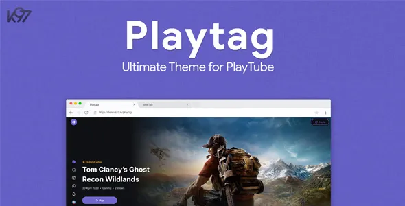 Playtag – The Ultimate PlayTube Theme - Playtag - The Ultimate PlayTube Theme v1.0.6 by Codecanyon Nulled Free Download