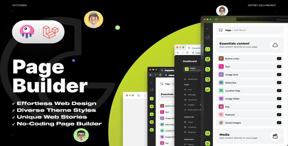 Rio Pages – Next Gen Multi User Page Builder - Yetti Pages Dynamic Pages With Visual Page Builder v3.0.0 by Codecanyon Nulled Free Download