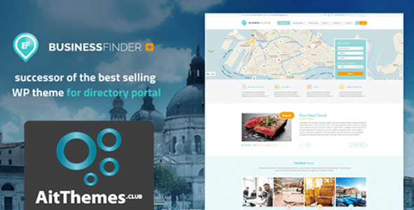 Business Finder – Directory Listing WordPress Theme 2.48 - AIT BusinessFinder + WordPress Theme v3.1.11 by Themeforest Nulled Free Download
