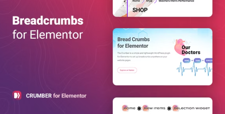 Crumber Breadcrumbs for Elementor - Crumber - Breadcrumbs for Elementor v1.0.9 by Codecanyon Nulled Free Download