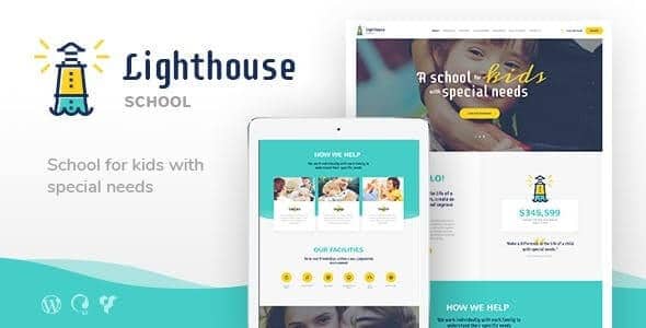 Lighthouse – School for Kids with Disabilities – Special Needs WordPress Theme - Lighthouse School for Kids with Disabilities - Special Needs WordPress Theme v1.2.9 by Themeforest Nulled Free Download