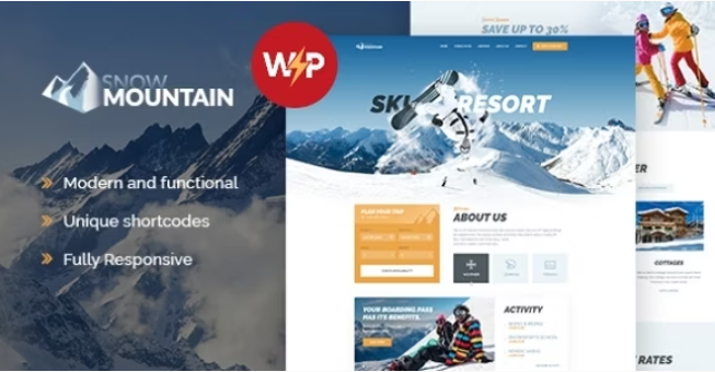 Snow Mountain – Ski Resort – Snowboard School WordPress Theme - Snow Mountain Ski Resort - Snowboard School WordPress Theme v1.3.0 by Themeforest Nulled Free Download